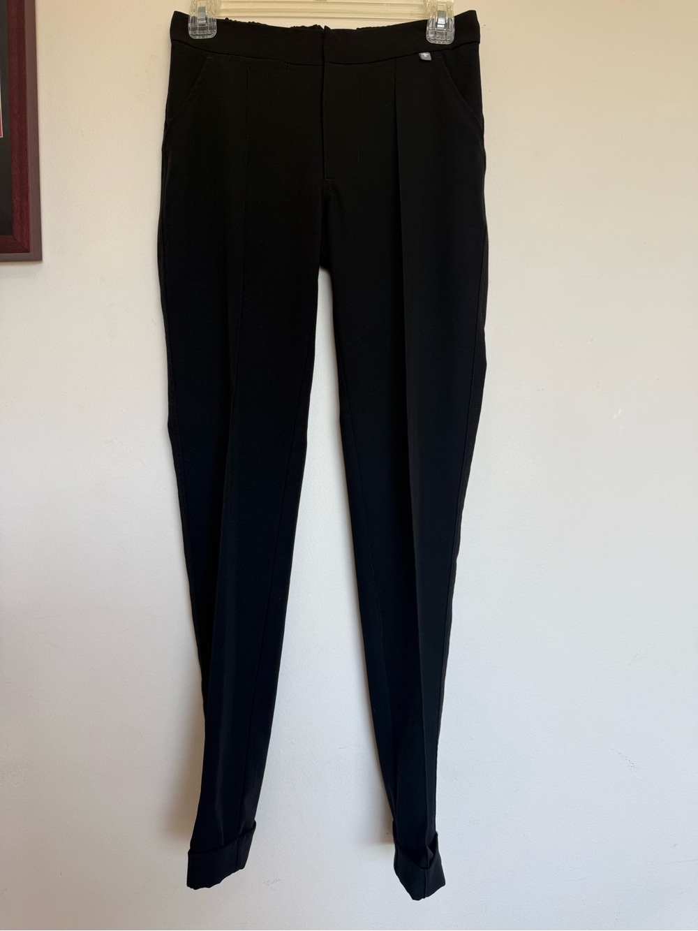 Figs Satura Seamed Front Scrub Pants Trouser Black Women’s XXS